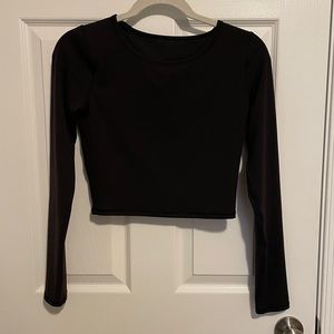 Lululemon Train Cropped Long Sleeve Shirt